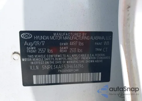 2018 Hyundai Sonata Sel from USA, damaged, VIN 5NPE34AF5JH636196